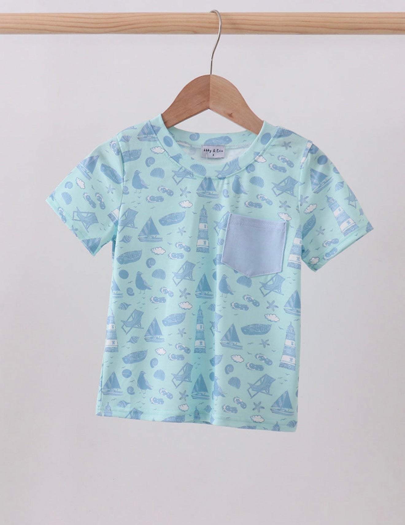 Boys beach day shirt