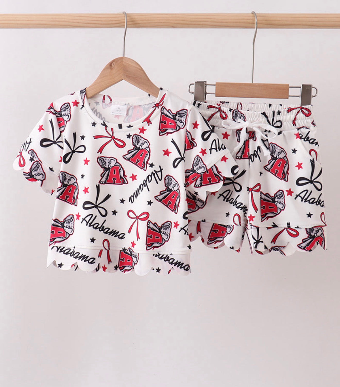 Girls Alabama shorts set