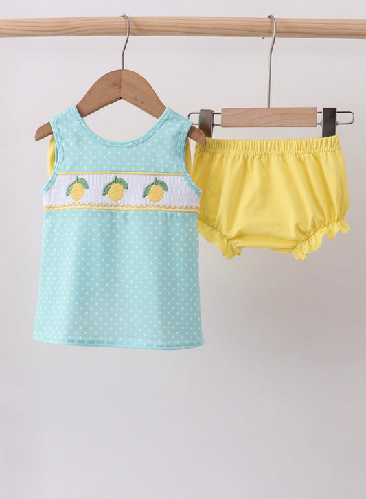Smocked Lemon set