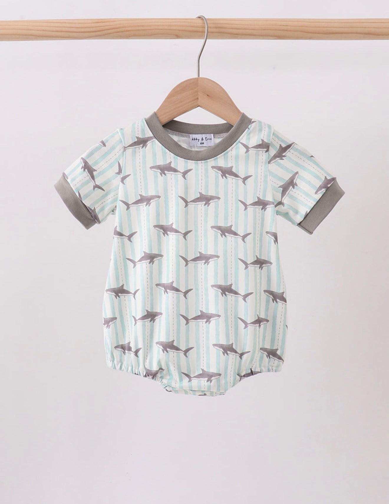 Boys shark bubble